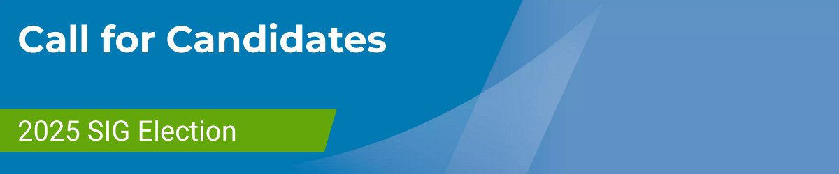 APTA Orthopedics SIG 2025 Election - Call for Candidates APTA Orthopedics SIG 2025 Election - Call for Candidates