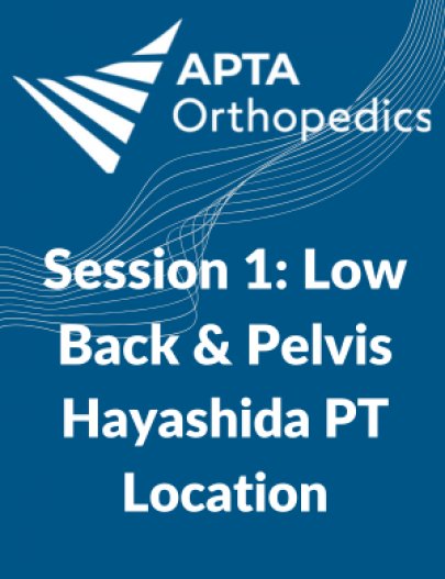 Seminar Series - Hayashida PT: Session 1 Seminar Series - Hayashida PT: Session 1