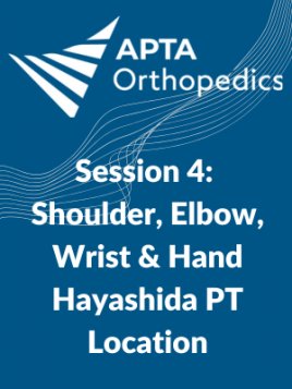 Seminar Series - Hayashida PT: Session 4