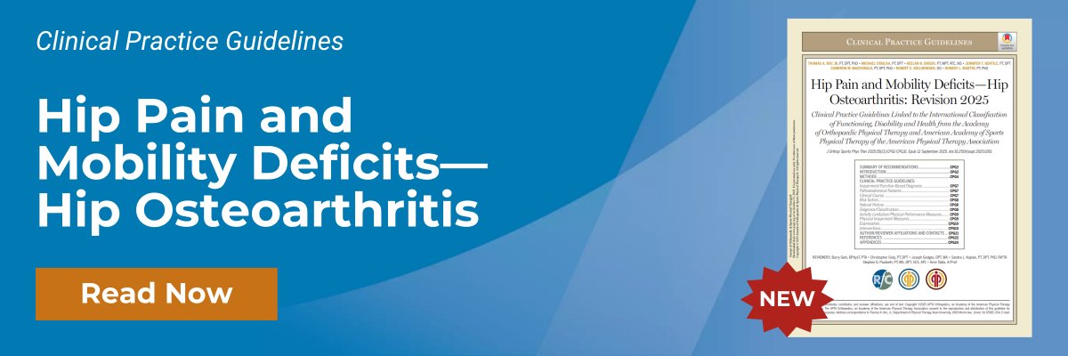 Welcome to the APTA Orthopedics  slide