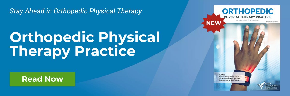 Welcome to the APTA Orthopedics slide Welcome to the APTA Orthopedics slide